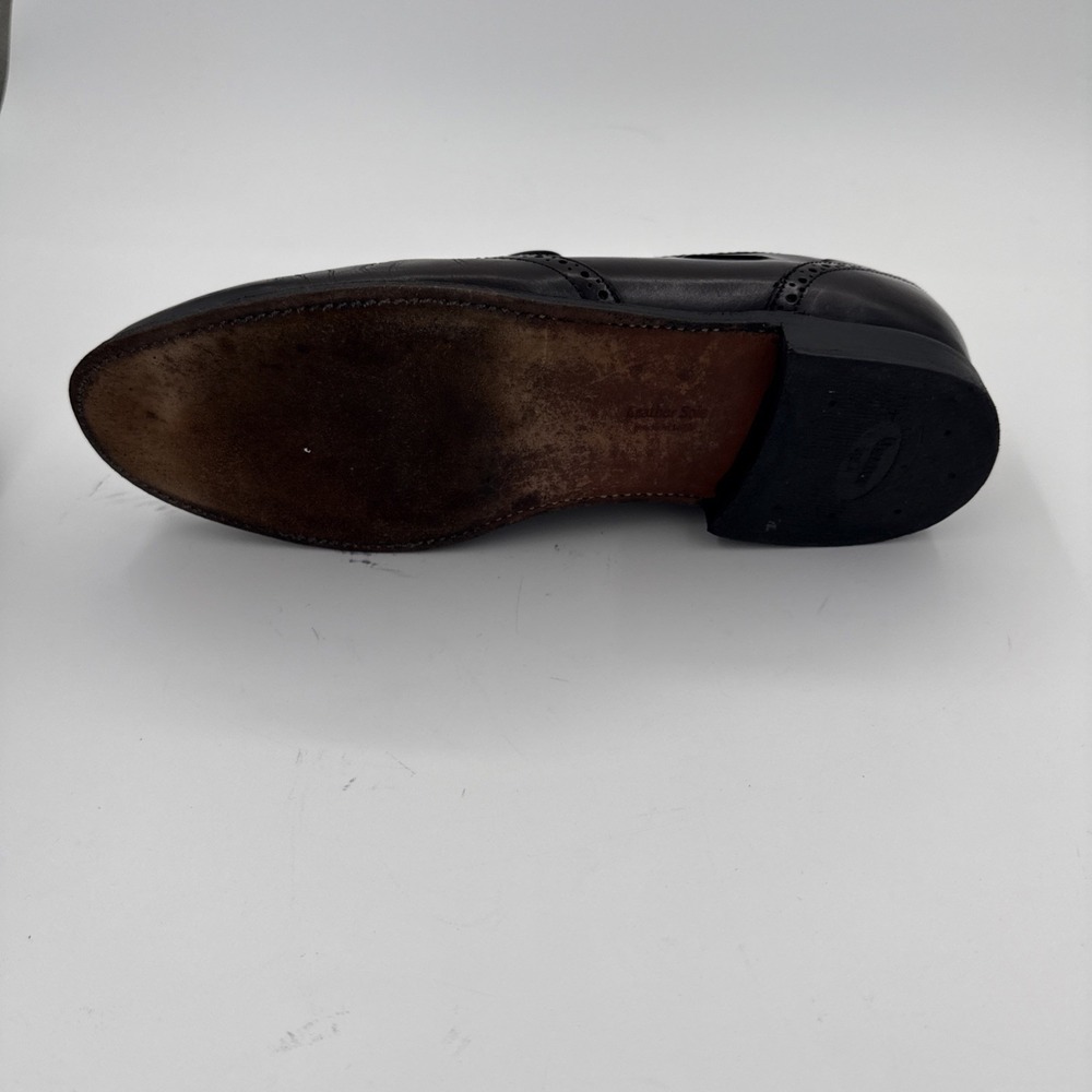 Dexter Mens 10.5 Burgundy Leather‎ Tassel Loafer Shoes Wingtip Brogue Design - Picture 12 of 13